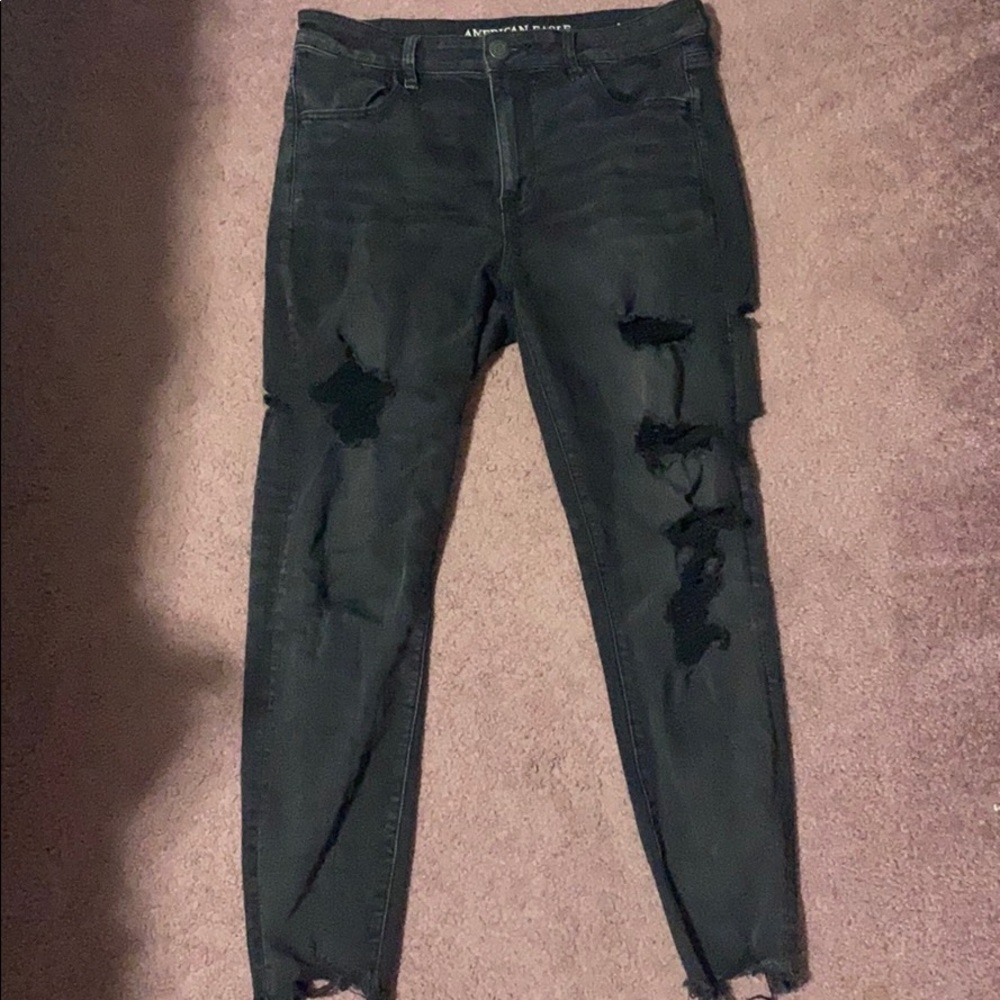 American eagle high rise skinny jeans